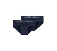 Schiesser Rioslip da uomo, confezione da 2 pezzi, in cotone flessibile, biancheria intima elastica, in cotone, super morbida, elastica, senza cuciture laterali, Almirante, M
