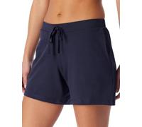 Schiesser Schiesser da Donna Pigiama Corto in Cotone, Misto + Parte Inferiore del Pigiama Relax (Confezione da 1), Blu Scuro_184098, 40
