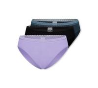 Schiesser Schiesser Damen 3 Pack Rio Slip mit Spitze - Modern Multipacks Mutande da Uomo Donna (Pacco da 3)
