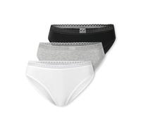 Schiesser Damen 3 Pack Slip Unterwäsche mit Spitze Baumwolle Mix-Multipacks Mutande da Uomo, Assortiti 1_182908, 44 Donna