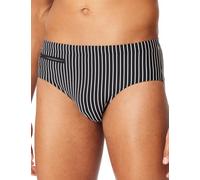Schiesser Schiesser Herren Badehose Slip mit Reißverschlusstasche Enganliegend Single Jersey - Aqua Costume a Pantaloncino Uomo