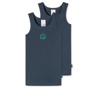 Schiesser Schiesser Jungen 2 Pack Unterhemd Feinripp Bio Baumwolle Multipack - 100% Organic Cotton - Größe 92 bis 140 Canottiera Bambini e Ragazzi (Pacco da 2)