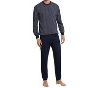 Schiesser Schlafanzug Lang Zweiteiliger' Pigiama, Blu (Blu Scuro 803), 60 (Taglia Produttore: 62) Uomo