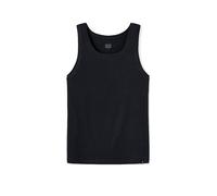 Schiesser Long Life Cotton Shirt 0/0 Canotta, Oscurante, Nero (Schwarz (Blauschwarz 001), L Uomo