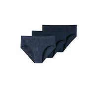SCHIESSER Slip '95/5' blu / blu scuro / bianco Uomo SCHIESSER L blu / blu scuro / bianco