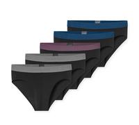 SCHIESSER Slip '95/5' grigio / nero Uomo SCHIESSER M