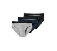 SCHIESSER Slip blu cobalto / grigio / nero / bianco Uomo SCHIESSER L-XL