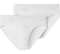 Schiesser Slip, Confezione da 2 Mutande da Uomo, Bianco, 176 cm Bambini e Ragazzi