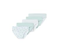 Schiesser Slip da ragazza, confezione da 5 pezzi, 95/5, biancheria intima per ragazze, bambini, slip in cotone, comodi da indossare tutti i giorni, confezione multipla, Confezione da 5 slip verde
