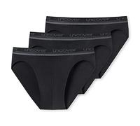 Schiesser Confezione da 3 Slip Rio Intimo, Nero, M (Pacco da 3) Uomo