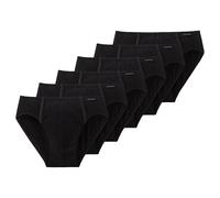 SCHIESSER Slip Da Uomo 6 Pezzi - Supermini, Rio-Slip, Essentials, Cotone Stre...