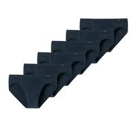 SCHIESSER Slip Da Uomo 6 Pezzi - Supermini, Rio-Slip, Essentials, Cotone Stre...