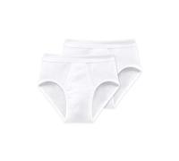 Schiesser Essentials-Slip Sportivi (Confezione da 2) Intimo, Bianco (Weiß (100-weiss), M (Pacco da 2) Uomo