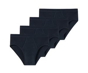 SCHIESSER Slip Da Uomo Confezione Da 4 - Feinripp, Sportslip, Cotton Essentials