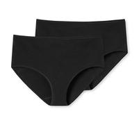 Schiesser 2PACK Midi Intimo, Nero, 44 Donna