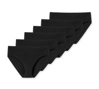 SCHIESSER Slip Donna 6 Pezzi - Jazz-Pants, Cotton Essentials, Basic, Stretch...