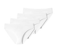 Schiesser Slip Tai-Slip da Donna, Confezione da 2 Pezzi, 95/5-174385, 4 x Bianco, 44