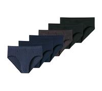 Schiesser Slip Uomo 6er Pack "95/5" Supermini Cotton Stretch Unito