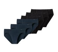 Schiesser Slip Uomo 6er Pack Supermini Rio-Slip Essentials Cotone