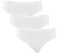 Schiesser Slips Mutandine 3-Pack Cotone Elementi Essenziali di Base 36-46 - Selezione di Colore: Color: White | Size: XXX-Large
