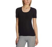 Schiesser Spenzer 1/2 Braccio Maglietta, Nero (Schwarz (000-schwarz), 46 IT (XL) Donna