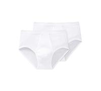 Schiesser Sportslip Boxer, Bianco (Bianco (Weiss 100), S (Pacco da 2) Uomo