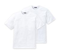 Schiesser T-Shirt Uomo 2 Pezzi Maniche Corte Girocollo Cotone Bianco Nero