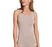 Schiesser - Tank Top, Canotta Donna, Braun 300, 36 (Taglia Produttore: S)