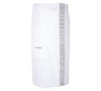 Schiesser Tessuto in spugna per sauna Roma da donna, 100% cotone di produzione sostenibile, morbido, assorbente, regolabile in 3 posizioni, 36-44, bianco