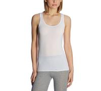 Schiesser Top con Bretelle Canottiera, Opaco, Bianco (Weiß (100-weiss), M Donna