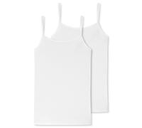 SCHIESSER Top Spaghetti Donna, Confezione Da 2 - Jersey Singolo, Serie 95/5, Uni