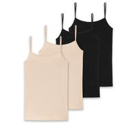 SCHIESSER Top Spaghetti Donna, Confezione Da 4 - Jersey Singolo, Serie 95/5, Uni