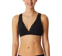 Schiesser Unique Cotton Reggiseno, Nero_183241, 5A Donna