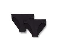 Schiesser Unterwäsche Mädchen Slips (2er Pack) Intimo, Nero, 140 cm Bambina