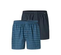 Schiesser 2 Pack Boxershorts Baumwolle Web Multipack-Webboxer Boxer a Pantaloncino, Assortiti 5_182428, 7 Uomo
