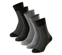 Schiesser Uomo Calzini,5er Pacco - " Bluebird ",Mix Cotone,Tinta Unita /