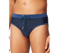 Schiesser Uomo Costume da Bagno Slip Aderente Singolo Jersey - Aqua