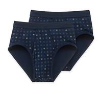 Schiesser Uomo Mutandine 2 Pacco - Sportslip,Essentials a Costine,Karo-Print,S