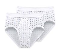 Schiesser Uomo Mutandine 2 Pacco - Sportslip,Essentials a Costine,Karo-Print,S