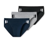 Schiesser Uomo Mutandine 3er Pacco - Rio Slip 95/5, Cotone Tratto, Seitenstreife