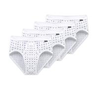 Schiesser Uomo Mutandine 4 Pacco - Sportslip, Essentials a Costine, Karo-Print,