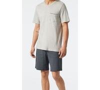 Schiesser Uomo Pigiama Corto 100% Co Tg. 48-64 S-6XL Indumenti da Notte