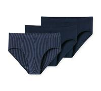 Schiesser Uomo Slip, 3er Pacco - " 95/5 ", Supermini, Cotone Stretch, Uni / Ges