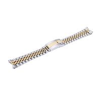 SCHIK 20mm Solido Cinturino In Acciaio Inossidabile Per Ruolo X Datejust Watch Strap Uomini Bracciale Da Polso Pieghevole Chiusura Logo On, 20mm, agata