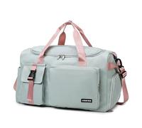 SCHIK Borsone da viaggio da donna, zaino da viaggio, multifunzionale, per sport all'aria aperta, palestra, fitness, weekender, per la notte, Verde, Taglia unica