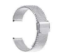 SCHIK Cinturino in maglia milanese da 1,0 mm 18 mm 20 mm 22 mm 24 mm cinturino da polso in acciaio inossidabile spesso 3 mm Cinturino universale pieghevole cinturino per orologi, 18mm, agate