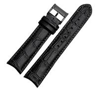SCHIK Cinturino in vera pelle per Citizen Seiko Wristband 20mm curva fine pelle bovina nero blu marrone cinturini, 20mm, agata