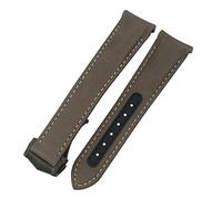 SCHIK Cinturino per orologio Omega Seamaster 300 Speedmaster AT150 Planet Ocean in pelle bovina liscia 19 mm 20 mm 21 mm cinturino in vera pelle, 19mm, Agata