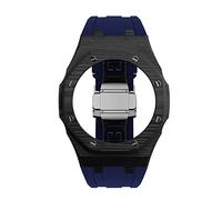 SCHIK Kit di modifica della cassa in fibra di carbonio per GA-2100 Mod Kit 3 ° caso lunetta in metallo viti cinturino per cinturino in gomma GA-2100/2110, Misura unica, Agata