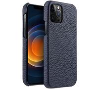 SCHIK Per Apple iPhone 14 Pro 6.1 pollici (2022) Litchi Texture Cover, custodia posteriore resistente ai graffi in vera pelle (colore : blu)